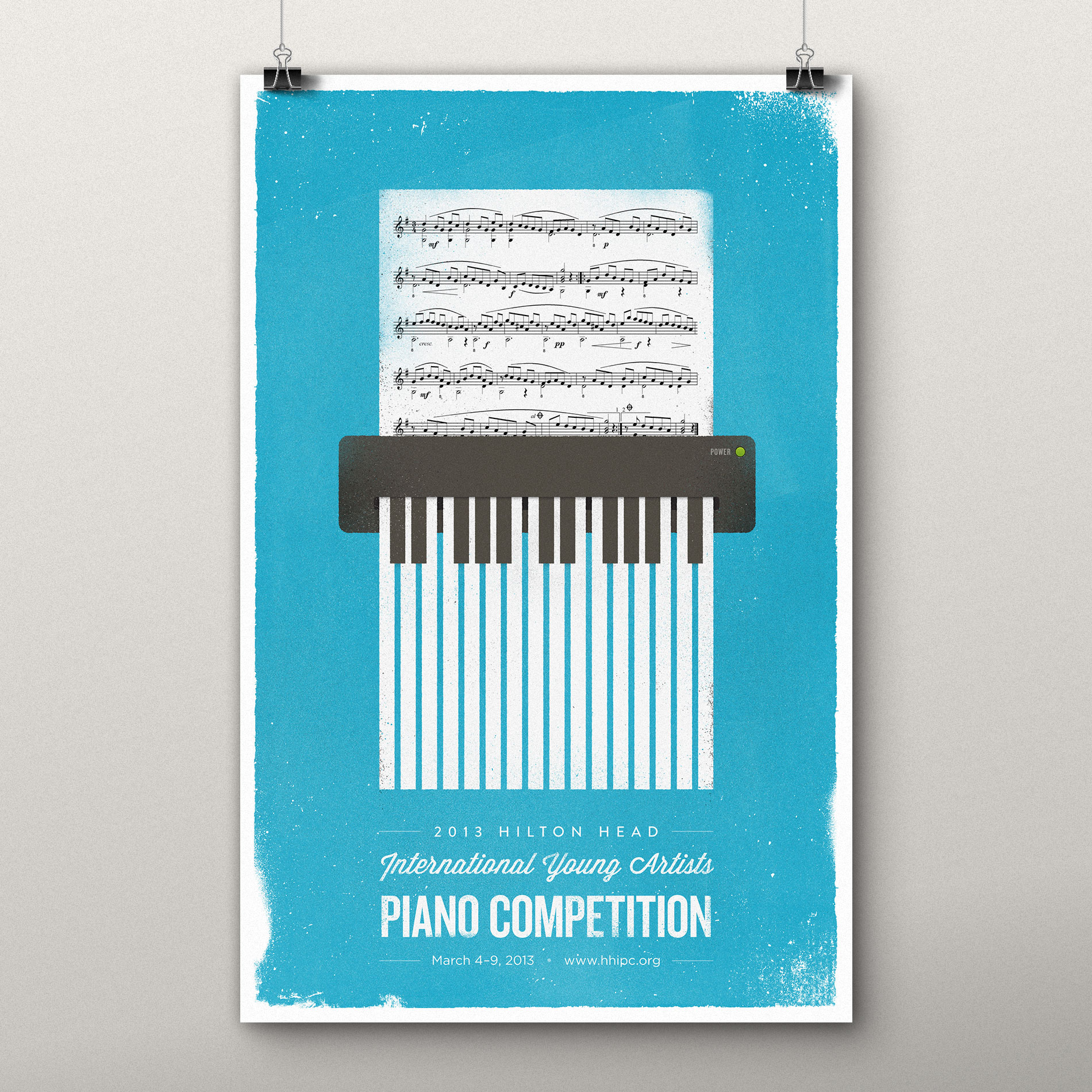 Hilton Head Piano Competition Poster