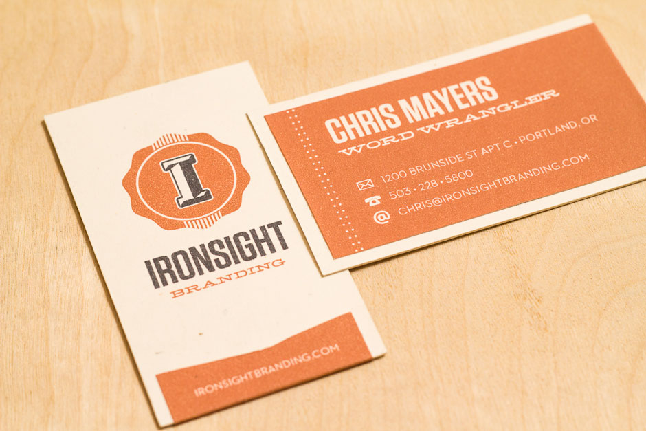 Ironsight Business Cards